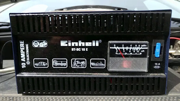 Naładuj akumulator samochodowy Einhell BT-BC 10E