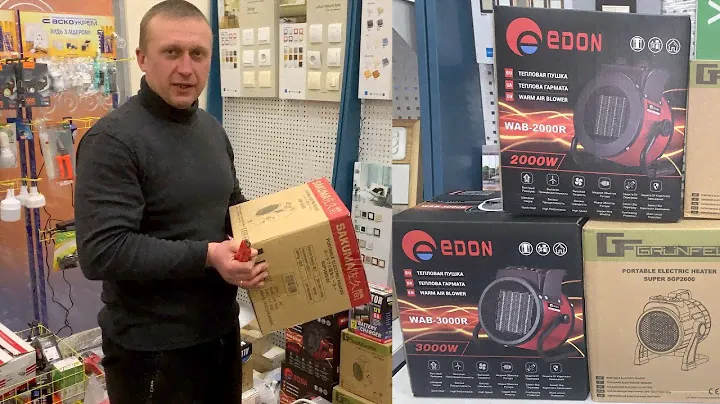 ♨️Тепловые пушки Обзор-распаковка Тепловентилятор 1-9кВт Электрический обогреватель  Игорь Генератор