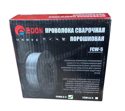 Проволока сварочная порошковая Edon FCW0.8-5-0
