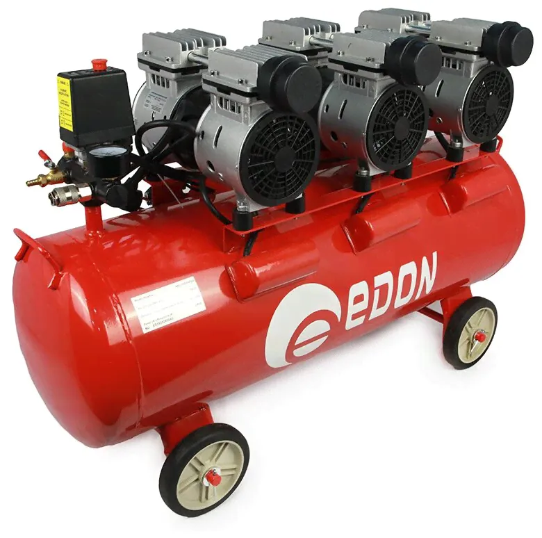 Компрессор безмасляный Edon NAC-100/2400X3, 100 л, 2.4 кВт-1