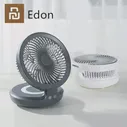 Подвесной Настольный вентилятор Xiaomi Edon E808, складной портативный Электрический вентилятор с вибрирующей головкой, зарядка через USB, 4 скорос... (art.: 3920b72d36b03)