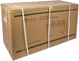 Компрессор безмасляный Edon NAC-100/2400X3, 100 л, 2.4 кВт
