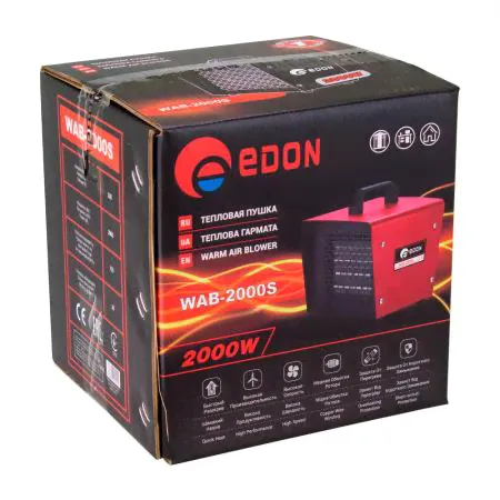 Тепловая пушка электрическая Edon WAB-2000S-2